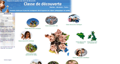 Desktop Screenshot of classe-decouverte.eu